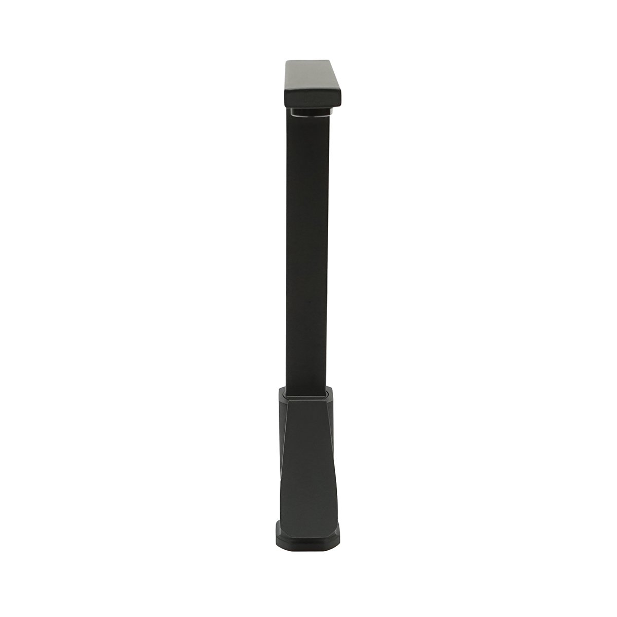 Baterie chiuveta bucatarie, finisaj negru mat, stativ cu monocomanda, material aliaj zinc, accesorii incluse